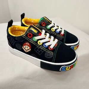 Nintendo Kids Sneakers - Black with Colorful Accents